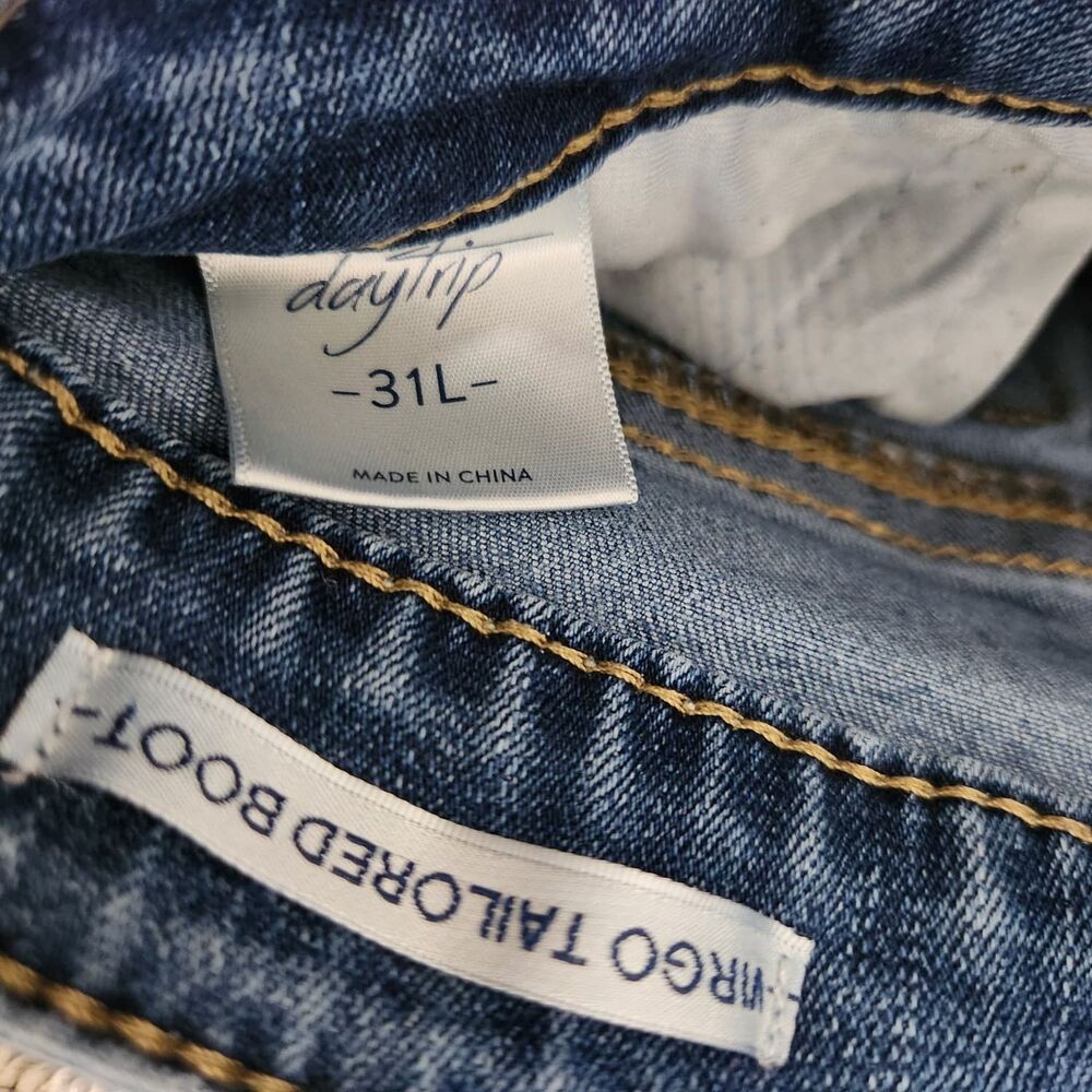 DAYTRIP Virgo Tailored Boot Denim Jeans Size 31L - Picture 5 of 10